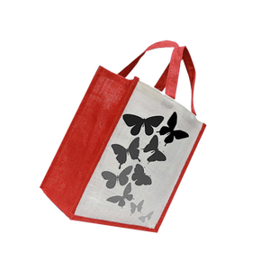 ถุงช้อปปิ้งปอกระเจาบุนวมน่ารักมีหูหิ้วผลิตในอินเดียตะวันตก - Product Image 3