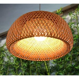 Lámpara Colgante de Ratán, Lámpara de Techo Tejida a Mano para Sala de Estar, Decoración de Hotel o Resort - Product Image 4