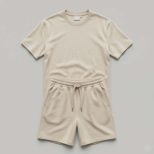 Conjunto de Ropa Casual de Verano para Hombre, Precio al por Mayor, Conjunto de Dos Piezas con Estampado, Camiseta y Pantalones Transpirables - Product Image 1
