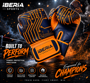 Gants de boxe professionnels en cuir PU IBERIA, gants d'entraînement, logo personnalisé, équipement de boxe en gros OEM - Product Image 6