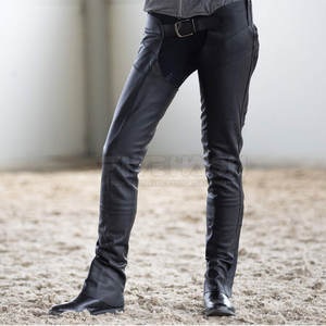 Nouvelles cuissardes en cuir au design moderne pour la vente en ligne, grandes tailles, service OEM personnalisé, cuissardes en cuir pour hommes - Product Image 3