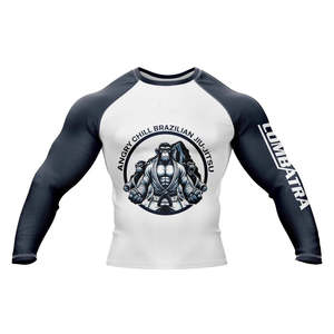 Custom Logo High Quality Wholesale Plain Jiu Jitsu Fitness Rash Guard Swim Shirts Printed <b>Long</b> <b>Sleeve</b> MMA Men Quick Dry - Product Image 1
