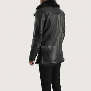 Expédition rapide Veste en cuir véritable pour homme style Cafe Racer Vêtements de motard en cuir de vache véritable Vente en gros - Product Image 5