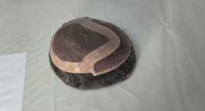 Peluca de Cabello Remy Chino Mono Front Lace Taz de Calidad Premium con Trama Única y Estilos de Ondas Profundas Naturales - Product Image 5