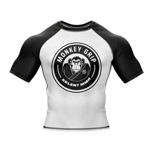 Fournisseur OEM de vêtements de sport et de fitness, T-shirts de pratique d'arts martiaux ajustés, Équipement de Jiu Jitsu, Rashguard de compression à faible MOQ - Product Image 6