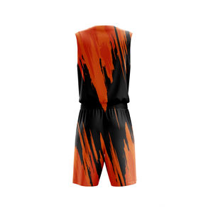 Uniforme de basket-ball personnalisé léger, dernier modèle de maillot de basket-ball, uniforme de basket-ball uni confortable en vente - Product Image 4