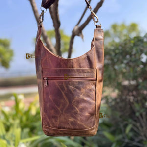 Nuevo Bolso de Mano de Cuero Genuino, Estilo Bohemio Gitano, Vintage, Hecho a Mano, Estilo Occidental, Bolso de Hombro Multiusos, Bolsos Más Vendidos - Product Image 1