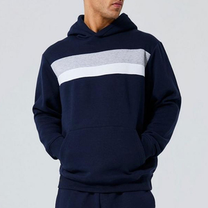 ชุดแทรคสูทผู้ชายทรงหลวมปักลายโลโก้แบบสตรีทแวร์ แต่งลายปะติด ทรงสลิมฟิต แขนยาวทรงบาน - Product Image 5