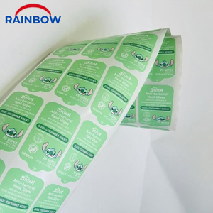 Etiqueta Adhesiva Impermeable con Barnizado, Grosor y Color Personalizados, Impresión de Logotipo/Marca Personalizada, Entrega en 5-7 Días Laborables - Product Image 2
