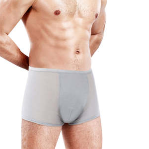 Culotte string sexy en fibre de bambou confortable pour homme avec poche de maintien respirante et logo classique – Sous-vêtements masculins en bambou - Product Image 1