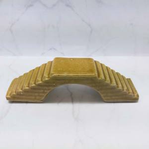 Miniature en céramique émaillée, plaque de pierre, pont, accessoires pour maison de poupée, durable pour l'aménagement de mini-jardin - Product Image 2