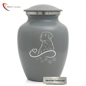 Hot Sale <b>Pet</b> Urns Customized Colours Personalized Design Cremation Urn <b>For</b> <b>Pet</b> Dog Animal Ashes High Quality Metal Funeral Jars - Product Image 5