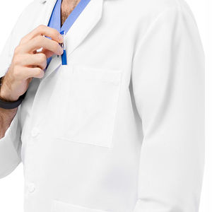 Bata de Laboratorio Médica Transpirable para Hombre, Tallas Grandes, Uniforme de Hospital Ligero con Detección de Agujas, Material de Alta Calidad Diseñado - Product Image 5