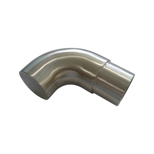 Tapa de extremo de ángulo empotrado de 90 grados para tuberías Accesorios Premium de tubería de acero inoxidable - Product Image 1