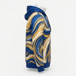 Sweat-shirt à capuche pour homme de qualité supérieure, sublimation, tissu polyester à séchage rapide, flexible - Product Image 4