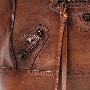 Bolsos de Lujo de Cuero Genuino, Bolsos de Mano para Mujer, Bolsos de Moda con Diseño a Cuadros, Bolsos de Diseñador - Product Image 4