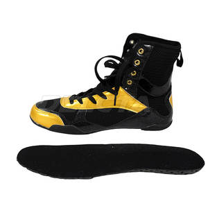 Chaussures de boxe sur mesure de style unique, couleur unie, fabrication pakistanaise - Product Image 2