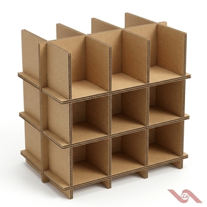 Custom Corrugated Box Grid Divider Independent <b>Cardboard</b> Paper Partition Separator - Product Image 2