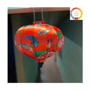 Silk Lantern Bulk | Bamboo Structure | Foldable Hanging Decor | Festival Lighting | OEM Supply - Product Image 1