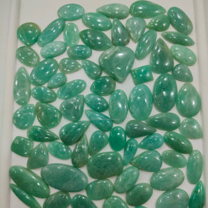 Superventas 100% amazonita natural mezcla forma y tamaño cabujón piedras preciosas sueltas para la fabricación de joyas hechas a mano - Product Image 1