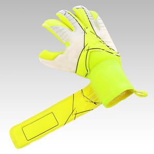 Guantes de Portero de Fútbol Profesionales de Cuero Transpirable, Dedos Completos, Alta Calidad - Product Image 3
