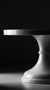 Wholesale Elegant White Finish Single <b>Tier</b> <b>Cake</b> <b>Stand</b> Round Metal Dessert Fruit Display <b>Stand</b> Event Table Centerpiece - Product Image 3