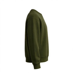 Sudadera de Cuello Redondo para Hombre, Color Personalizado, Corte Regular, Tejida, Informal, para Otoño, 100% Algodón, Forrada, Ecológica - Product Image 3