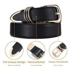 Accesorio de Cuero Genuino para Uso Diario Informal, Cinturones de Cuero con Hebilla de Acero Inoxidable, Cinturones de Cuero de Venta Caliente - Product Image 3