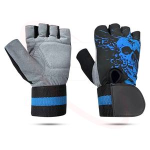 Venta al por mayor guantes de levantamiento de pesas guantes de gimnasio para ejercicio gimnasio fitness con guantes de Palma de refuerzo en cuero sintético - Product Image 1