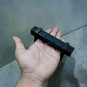 Cuenco Cuadrado Moderno de Cuerno de Ganado con Tirador Metálico para Mueble a Precio Económico - Product Image 5
