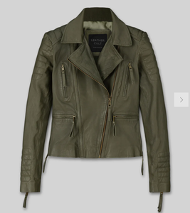 Chaqueta de Cuero para Mujer, Nueva Moda, Resistente al Viento, Chaqueta de Cuero para Hombre y Mujer, Estilos Personalizados, Chaqueta de Cuero Charlotte Burnt Multiple 2006 - Product Image 5