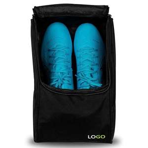Bolsa de Viaje Deportiva Portátil de Poliéster Impermeable y Ventilada Personalizada para Botas de Golf, Fútbol y Zapatos de Fútbol con Bolsillo con Cremallera - Product Image 1
