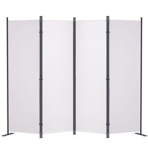 5.6 ft Fabric Partition Office & Bedroom Room Divider 4-<b>Panel</b> Folding Privacy <b>Screens</b> <b>Screen</b> & Room Dividers Product Category - Product Image 1