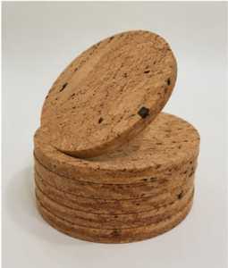 Wood Drink Coasters Round Cup <b>Mat</b> Set Table Protector <b>Bar</b> Accessories Home Use - Product Image 4