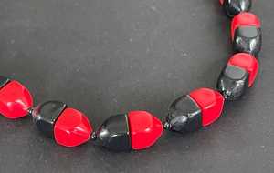 Colorful Fashion Natural Pearl Round Resin Beaded Heart Shape Hand-made Party Wedding Necklace for Women - Product Image 5