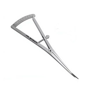 Calibrador Angulado de 6 Pulgadas para Mapeo Óseo, 0-40mm, Instrumento de Medición de Precisión, Acero Inoxidable, Calibrador Quirúrgico Oftalmológico Reutilizable - Product Image 4