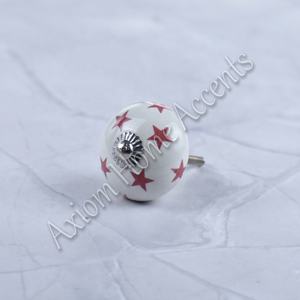 Boutons en céramique complexes pour meubles de chambre à coucher et poignées de porte d'armoire par Axiom Home Accents - Product Image 6