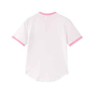 Camiseta Henley Blanca AKA para Mujer, con Letras Griegas Bordadas, Cierre de Botones, Top Casual Premium, Tela de Alta Calidad, Ajuste Cómodo - Product Image 2