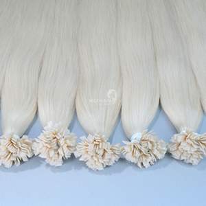 Venta al por mayor de calidad superior de extensiones de cabello virgen vietnamita de punta plana de color de cabello humano libre de enredos precio de fábrica - Product Image 2