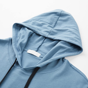 T-shirt à manches courtes à capuche pour homme, vêtements de mode, t-shirt décontracté d'été, coupe classique, t-shirt à manches courtes, taille et couleur personnalisées - Product Image 5