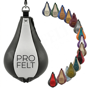 Saco de Boxeo Profesional de Piel Sintética PU para Gimnasio, MMA, Muay Thai, con Doble Extremo y Logotipo Personalizado, para Entrenamiento de Velocidad, Hecho a Medida - Product Image 1