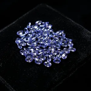 Piedra de Tanzanita Azul Violeta de 6x4 mm, Corte Ovalado Natural de Alta Calidad, Gema Suelta de la Mejor Calidad para Joyería - Product Image 3