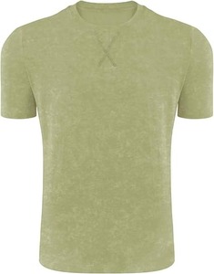 T-shirt pour homme tendance en tissu 100% coton doux, respirant et écologique, service OEM personnalisé pour l'été - Product Image 2