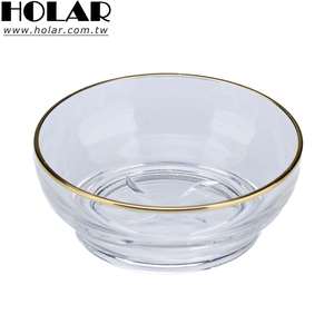 [Holar] Taiwan Made Round Design Plateau porte-savon en plastique transparent durable pour la douche - Product Image 1