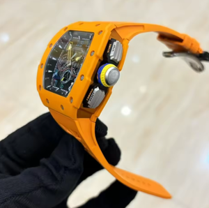 Montre de sport automatique de haute qualité, bracelet en caoutchouc, boîtier en céramique, design sportif, option de plongée, montre de luxe pour homme - Product Image 5