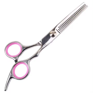 Tijeras de Peluquería Profesionales de Acero Inoxidable con Cuchilla Afilada para Adelgazar el Cabello, Kit de Herramientas de Salón en Venta - Product Image 4