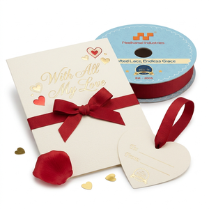 Manufacturer 12mm Red Grosgrain <b>Ribbon</b> Roll for Gift Packing Hair Bow Making Sewing Trim Craft Decoration Party Supplies Use - Product Image 4