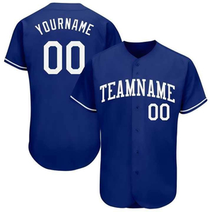 Maillot de baseball durable personnalisé avec logo d'équipe, séchage rapide, évacuation de l'humidité, vêtement de sport boutonné pour clubs - Product Image 3