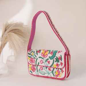 Bolsos de Hombro Hechos a Mano con Cuentas, Estilo Boho, Modernos, Profesionales, de Lujo, Ecológicos, Ligeros, de Tela Natural - Product Image 2