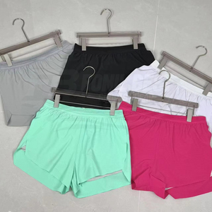 Shorts en maille imprimés pour hommes avec motif uni, taille élastique, vêtements de sport décontractés, 100% coton, anti-plis, design personnalisé - Product Image 6